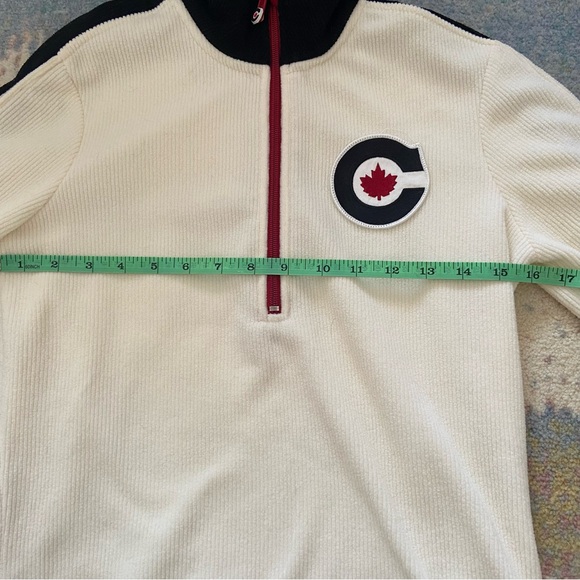 HBC Vancouver 2010 Team Canada Olympic Quarter Zip Sweater - Picture 11 of 13